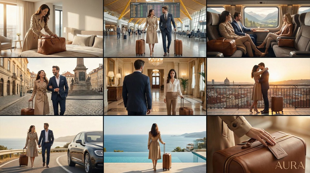 Luxury Luggage Commercial Storyboard