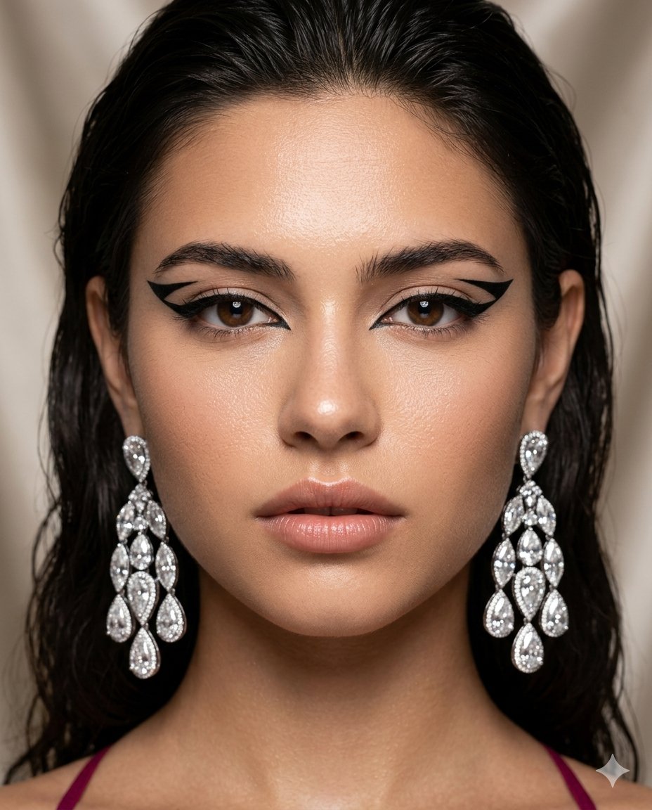 Luxury Vogue Beauty Portrait