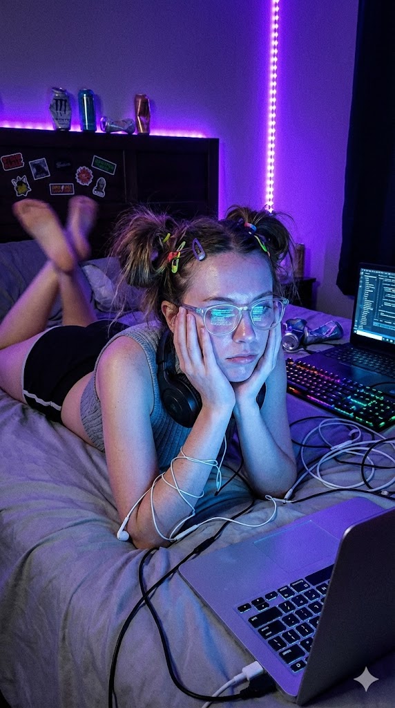 Cyber Girl Midnight Glow