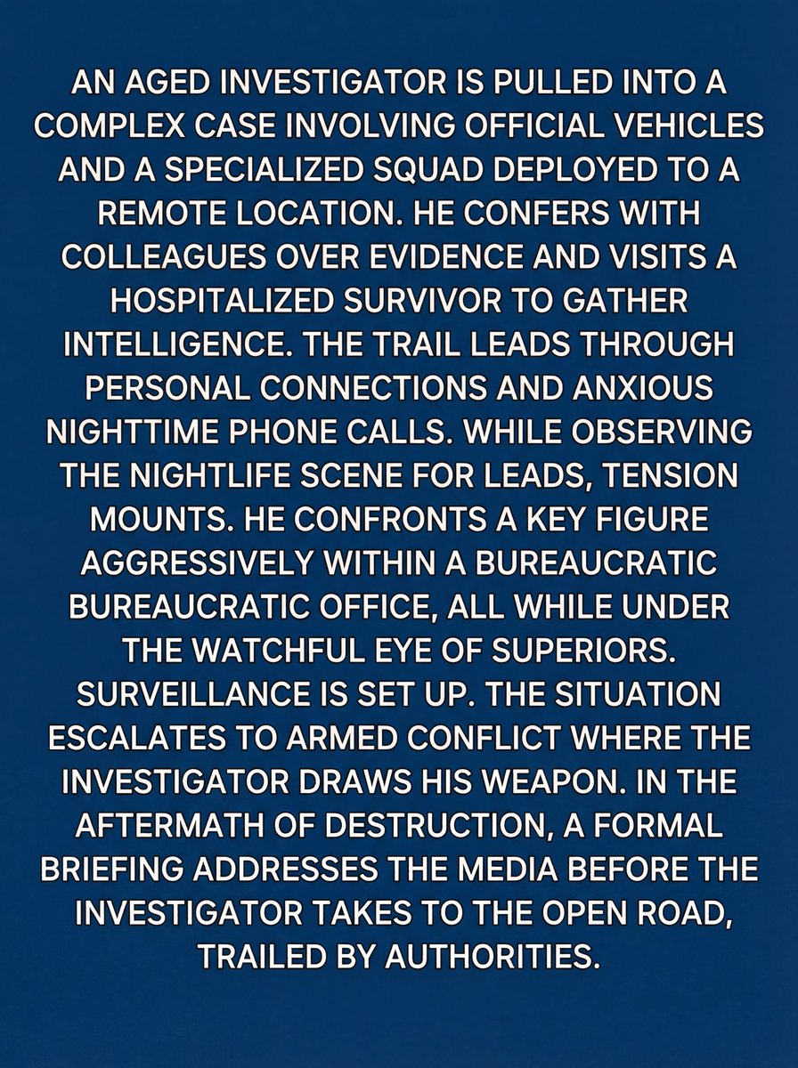 Blue Background White Text Story