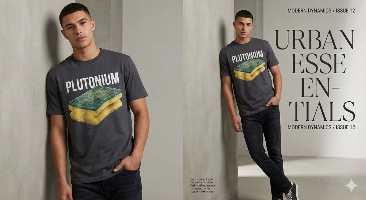 Fashion Magazine Style Sponge Tee