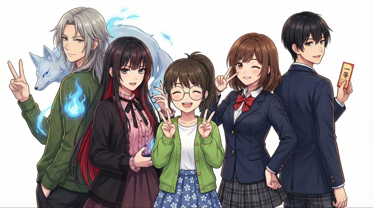 Colorful Cooking Class Character Design