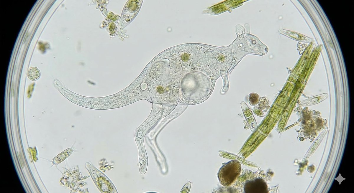 Kangaroo-Inspired Single-Celled Lifeform