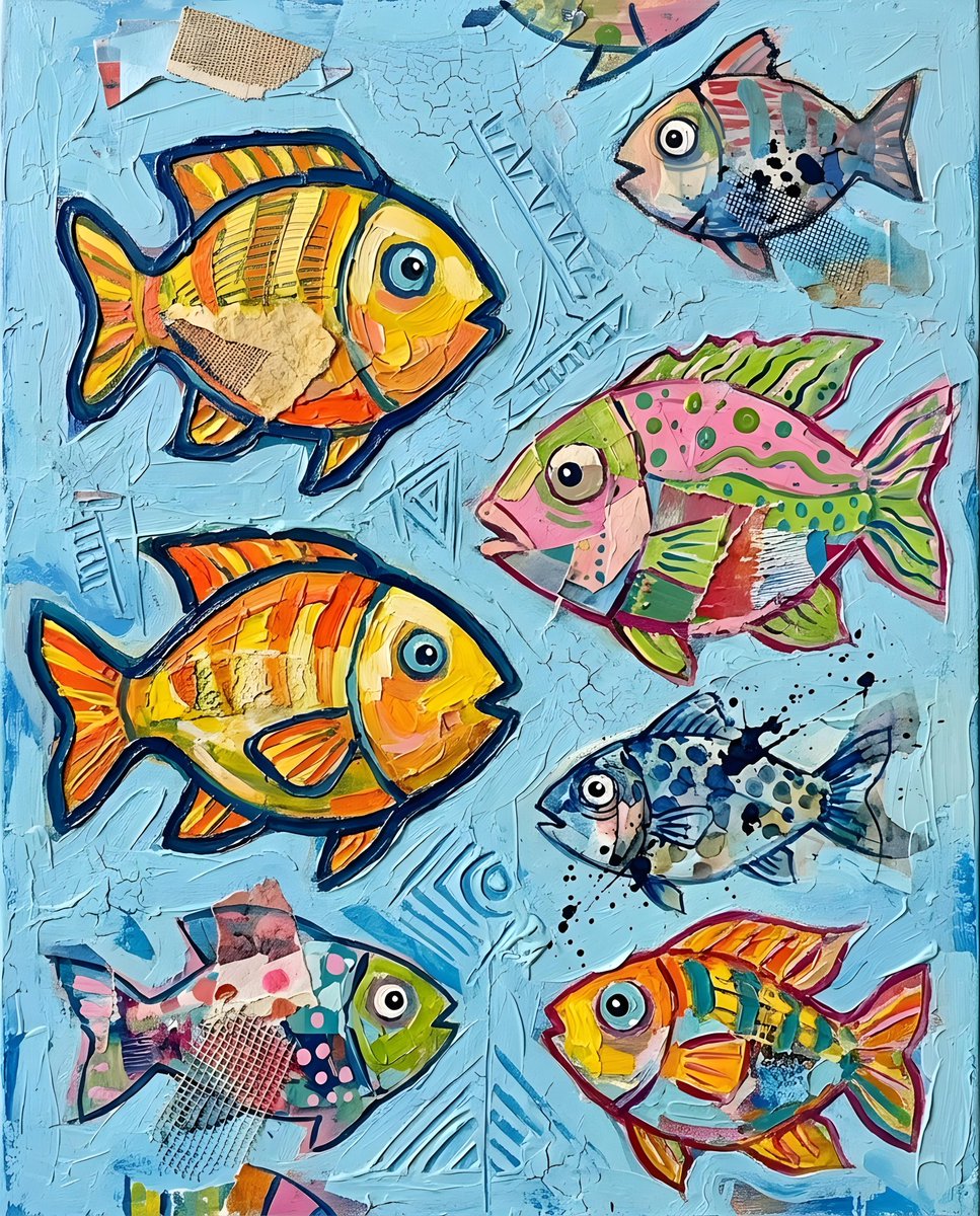 Vibrant Cartoon Fish Illustration