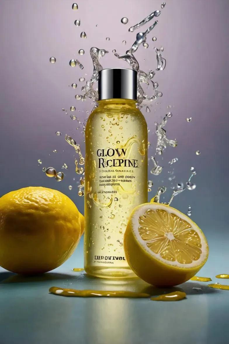 Floating Serum Bottle Glow