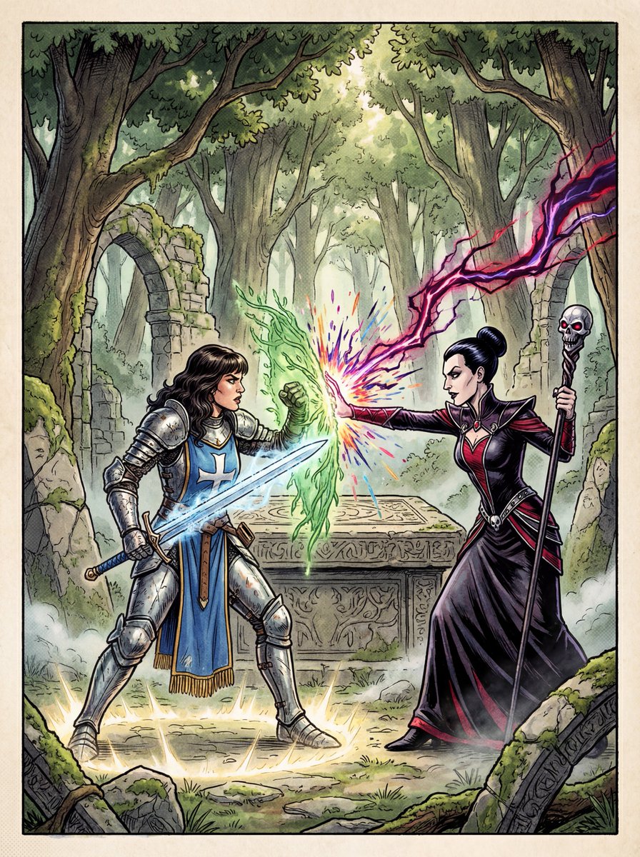 Retro RPG Manual Cover Art