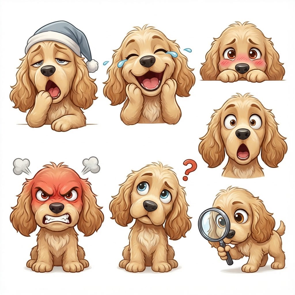 Dog Emotion Cards For Kids