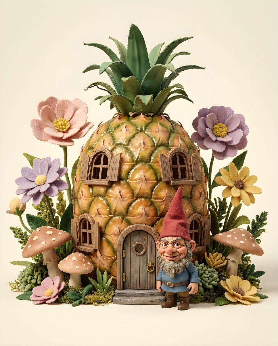 Whimsical Pineapple House Fantasy