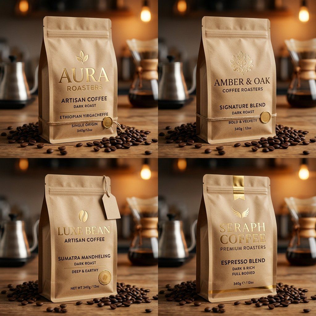Luxury Artisan Coffee Packaging