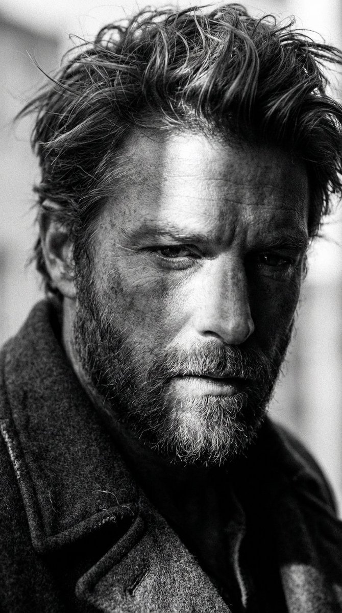 Brooding Rugged Man Portrait