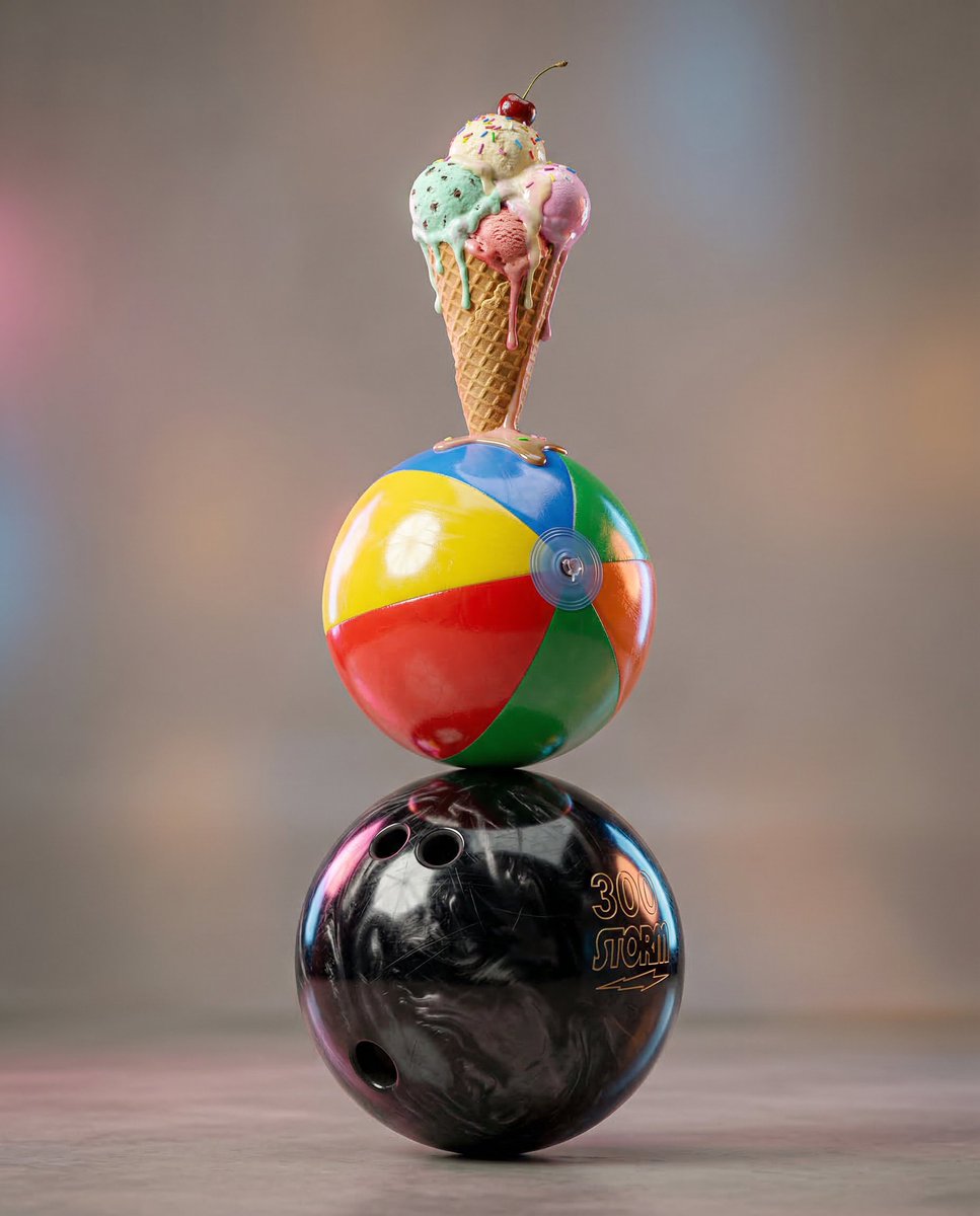 Surreal Totem Stack Art