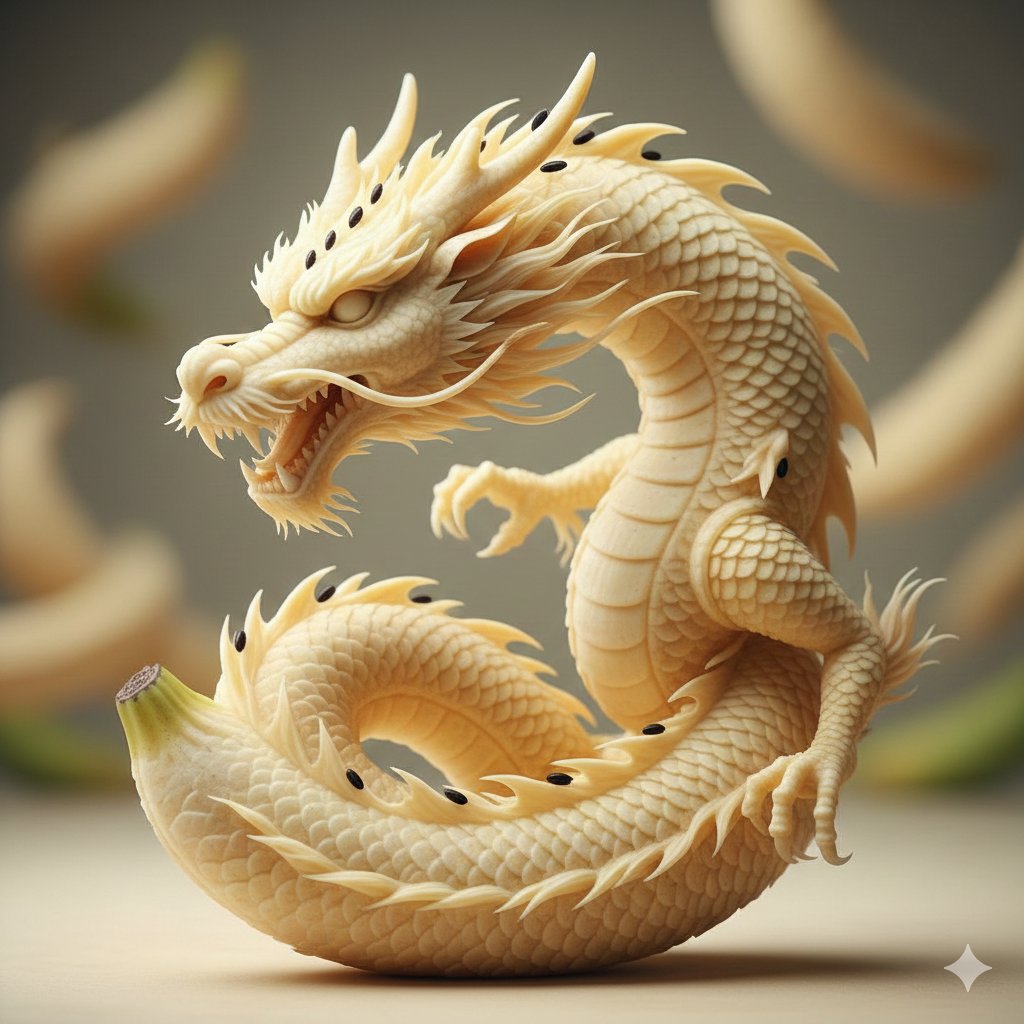 Hyper-Realistic Banana Flesh Sculpture Art