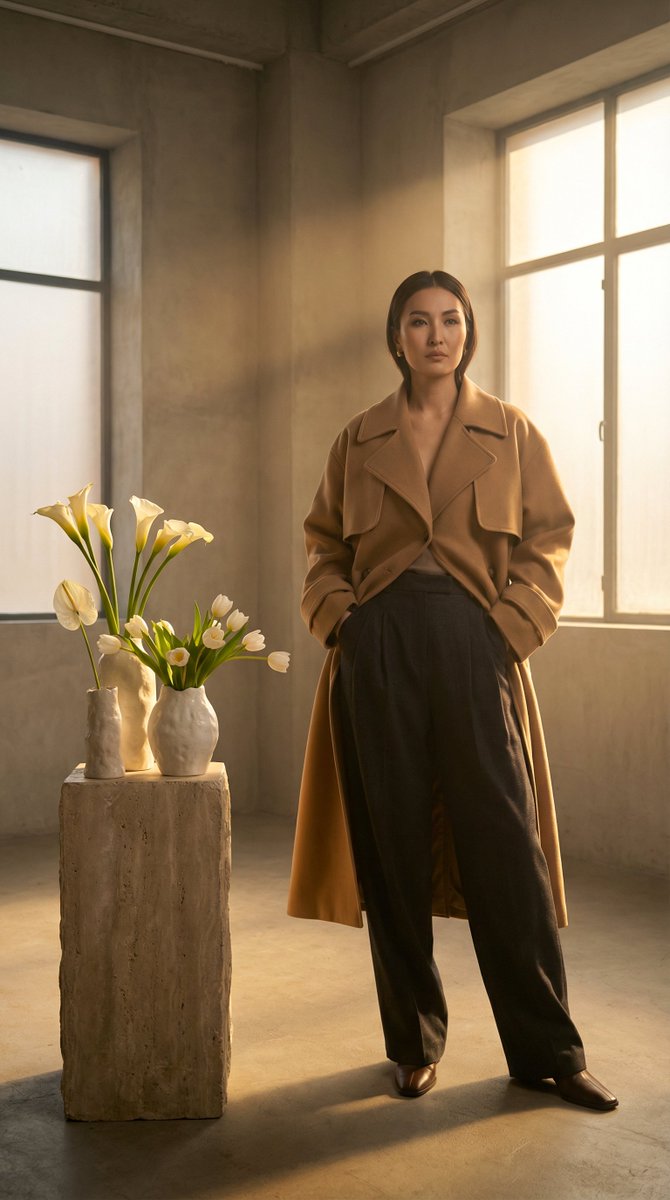 Kazakh Model High Fashion Editorial