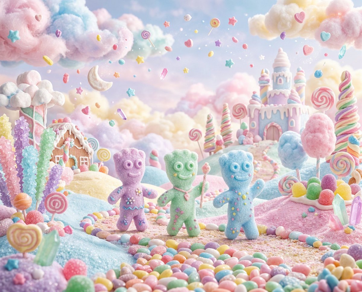 Pastel Candyland Sour Patch Kids