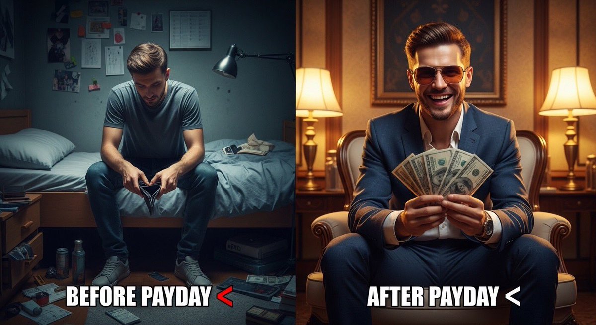 Before And After Payday Glow Up