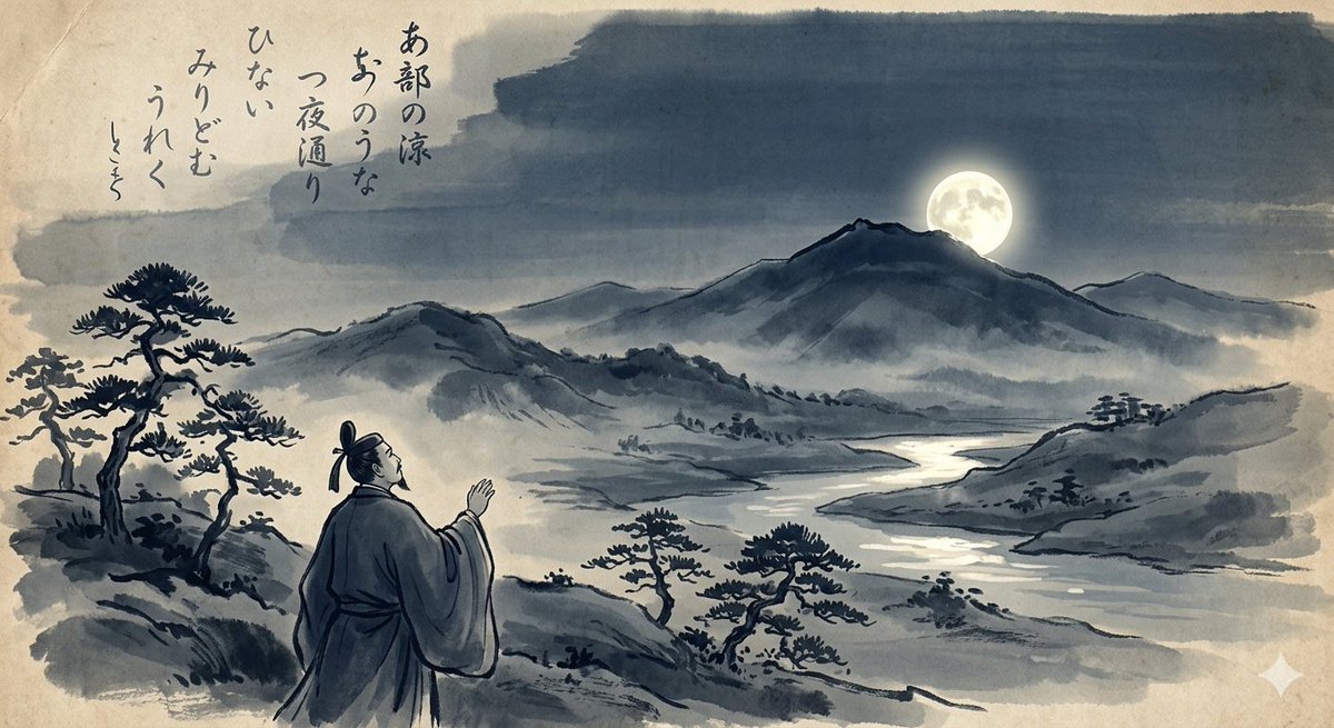 Hyakunin Isshu No. 7 Manyofu