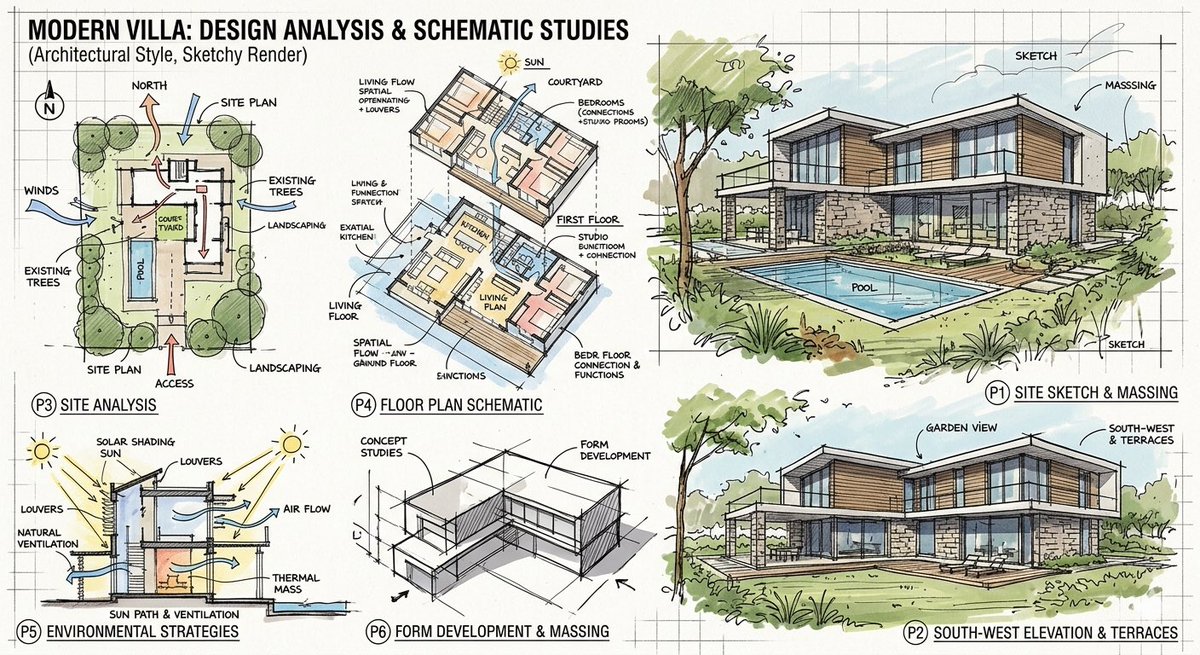 Modern Villa Renders