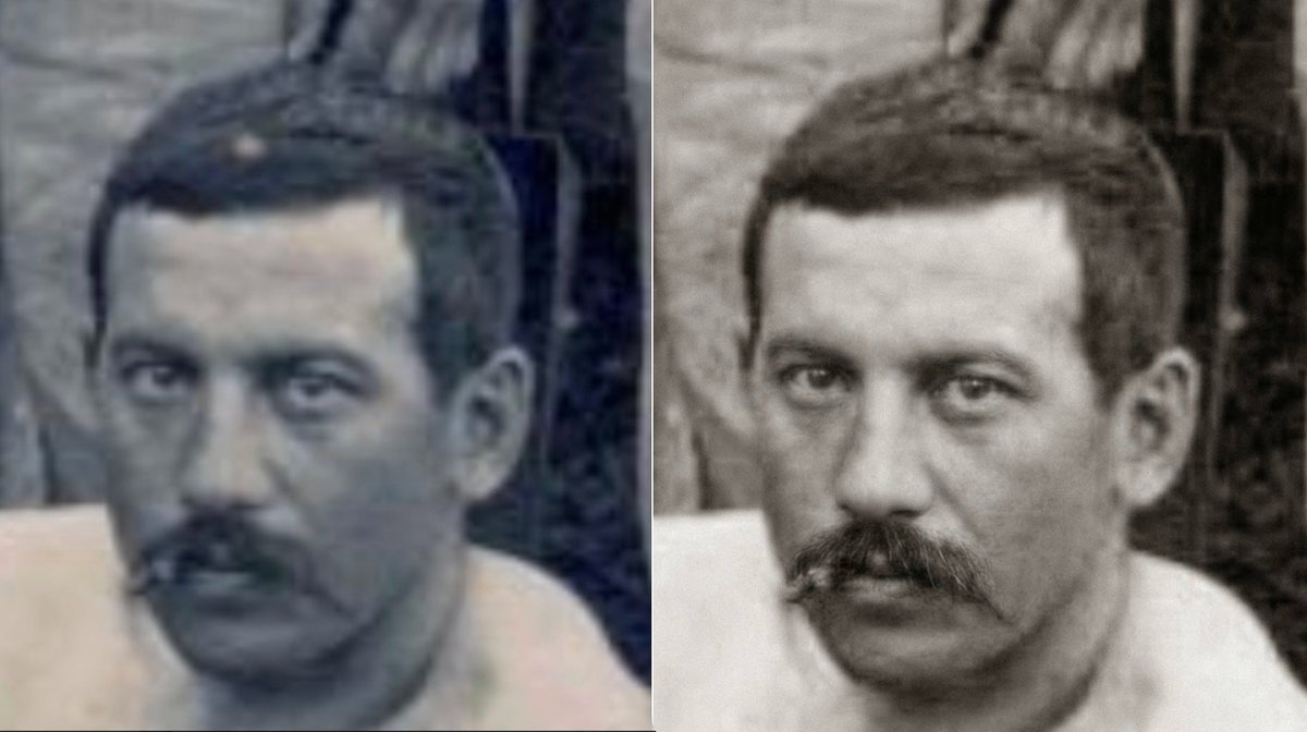 Soft Black White Restoration