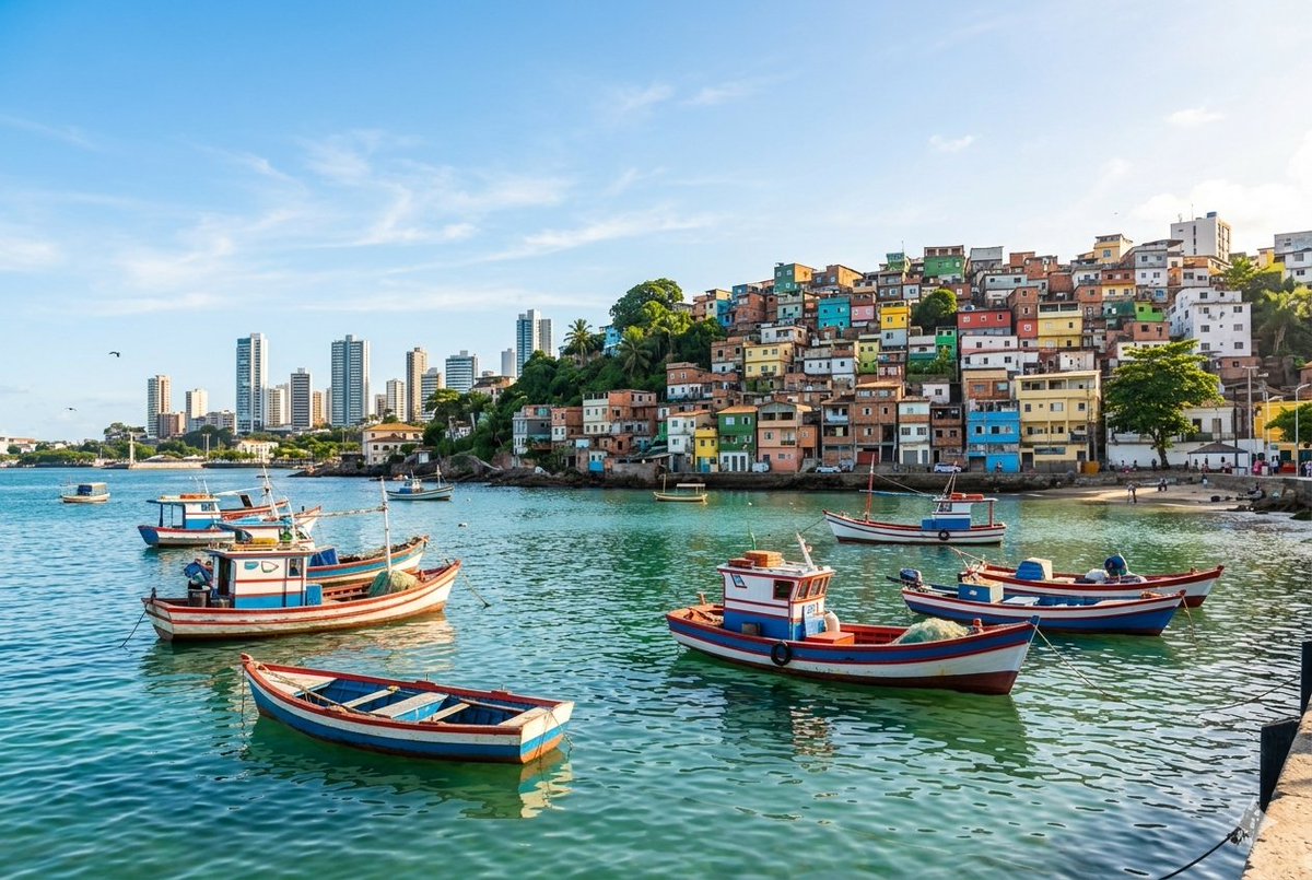 Salvador Harbor Scenic View