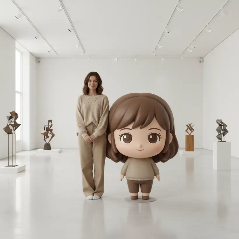 Cute Statue Gallery Portrait