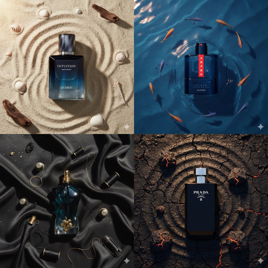 Luxury Product Top-Down Editorial Shot