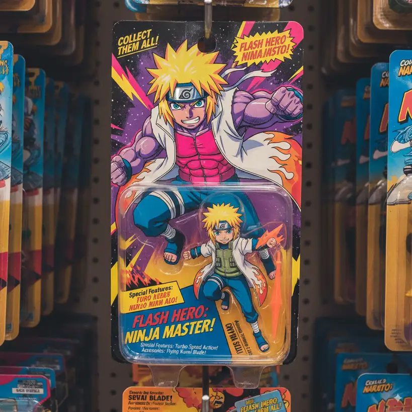 Retro 80s Action Figure Toy