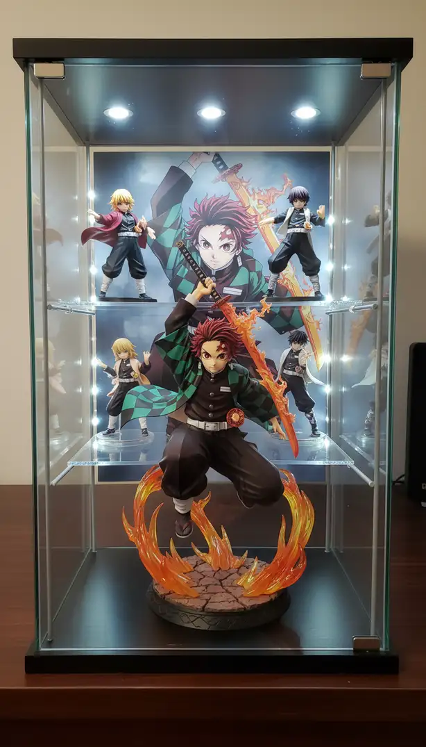 Premium Anime Figure Display Showcase