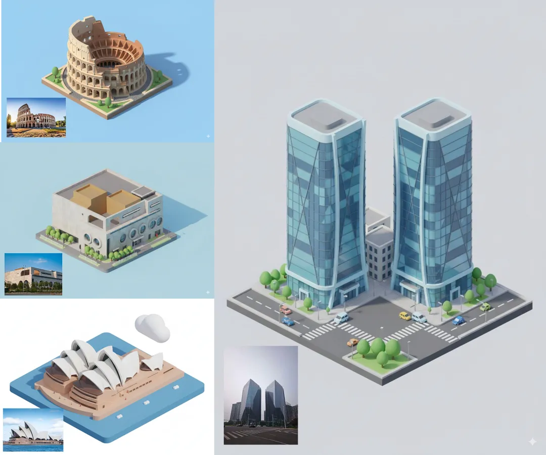 Cute Isometric 3D Building
