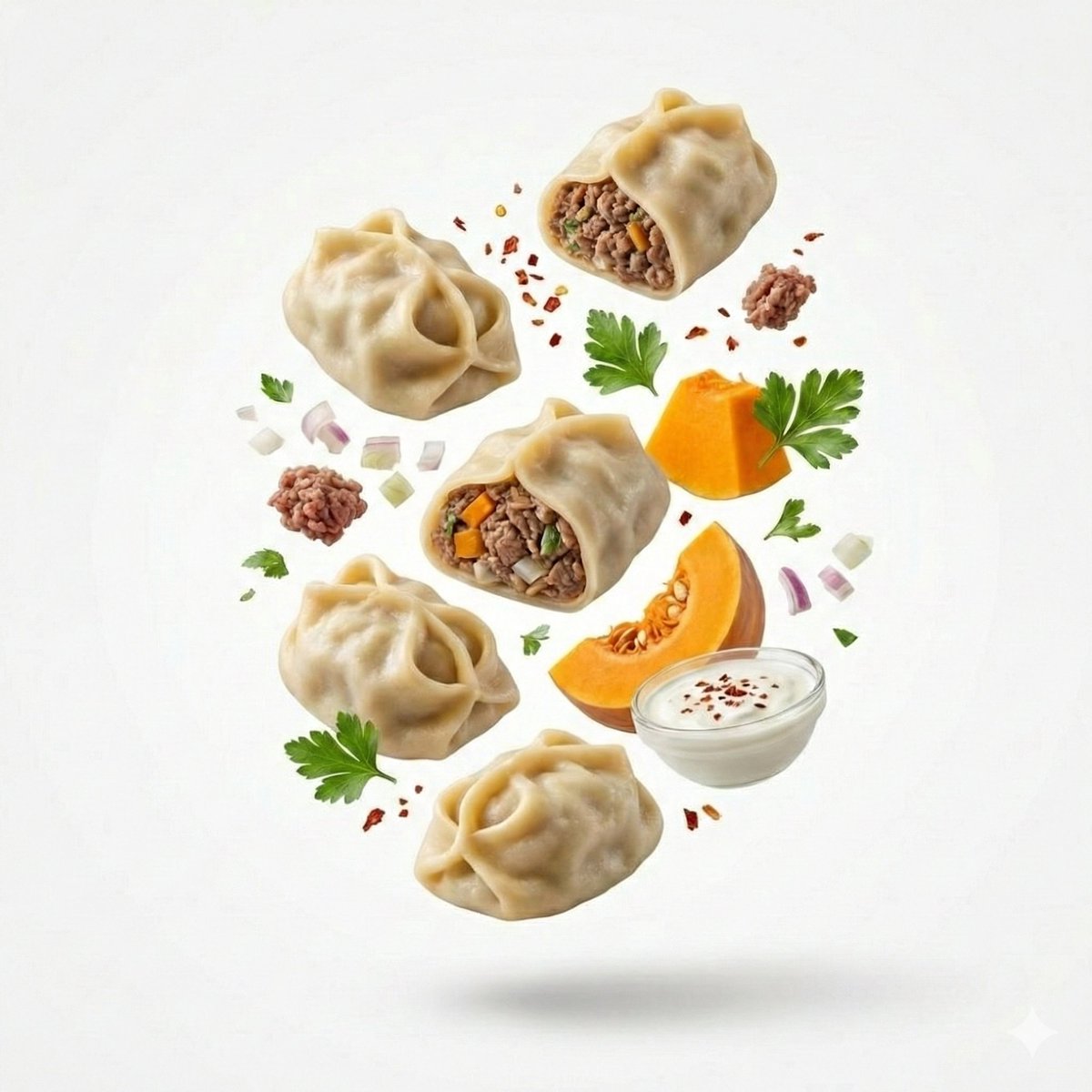 Floating Gourmet Food Art