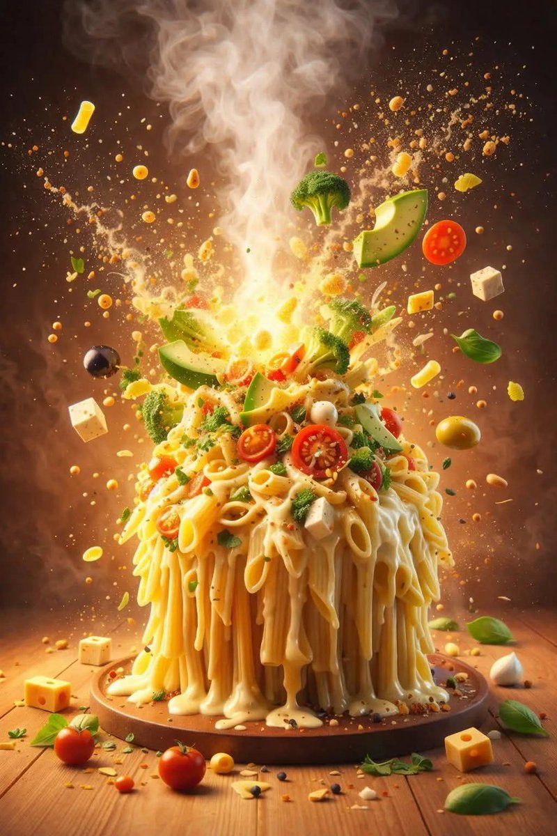 Exploding Salad Suspension
