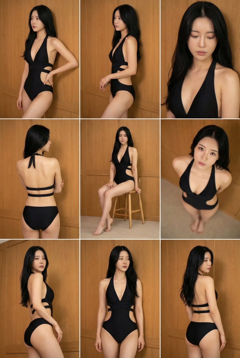 Character Multi Angle Grid Poses