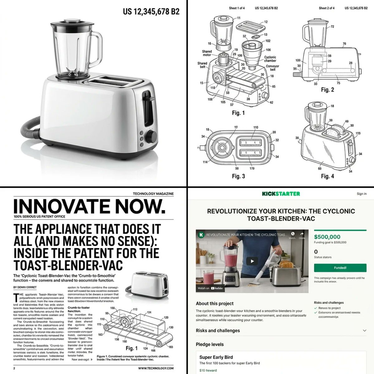 Absurd Patent Invention Render
