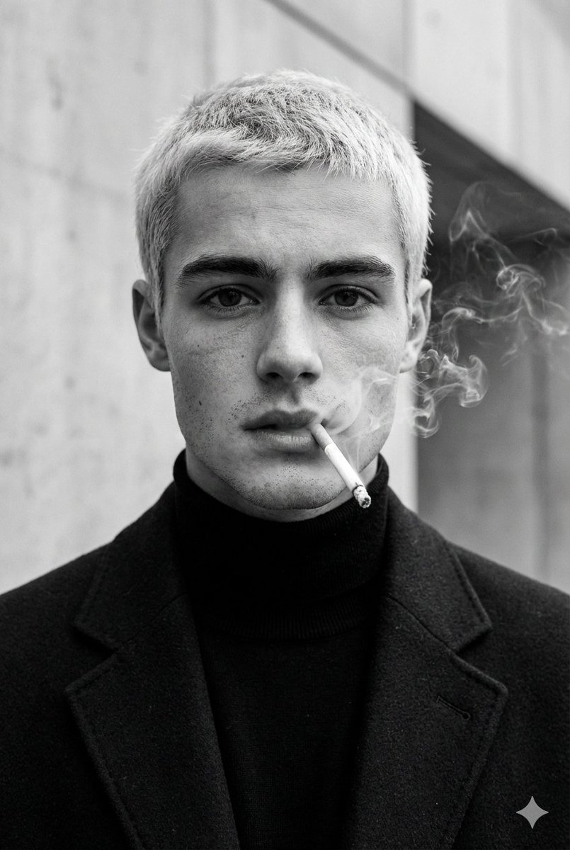 Monochrome Fashion Portrait