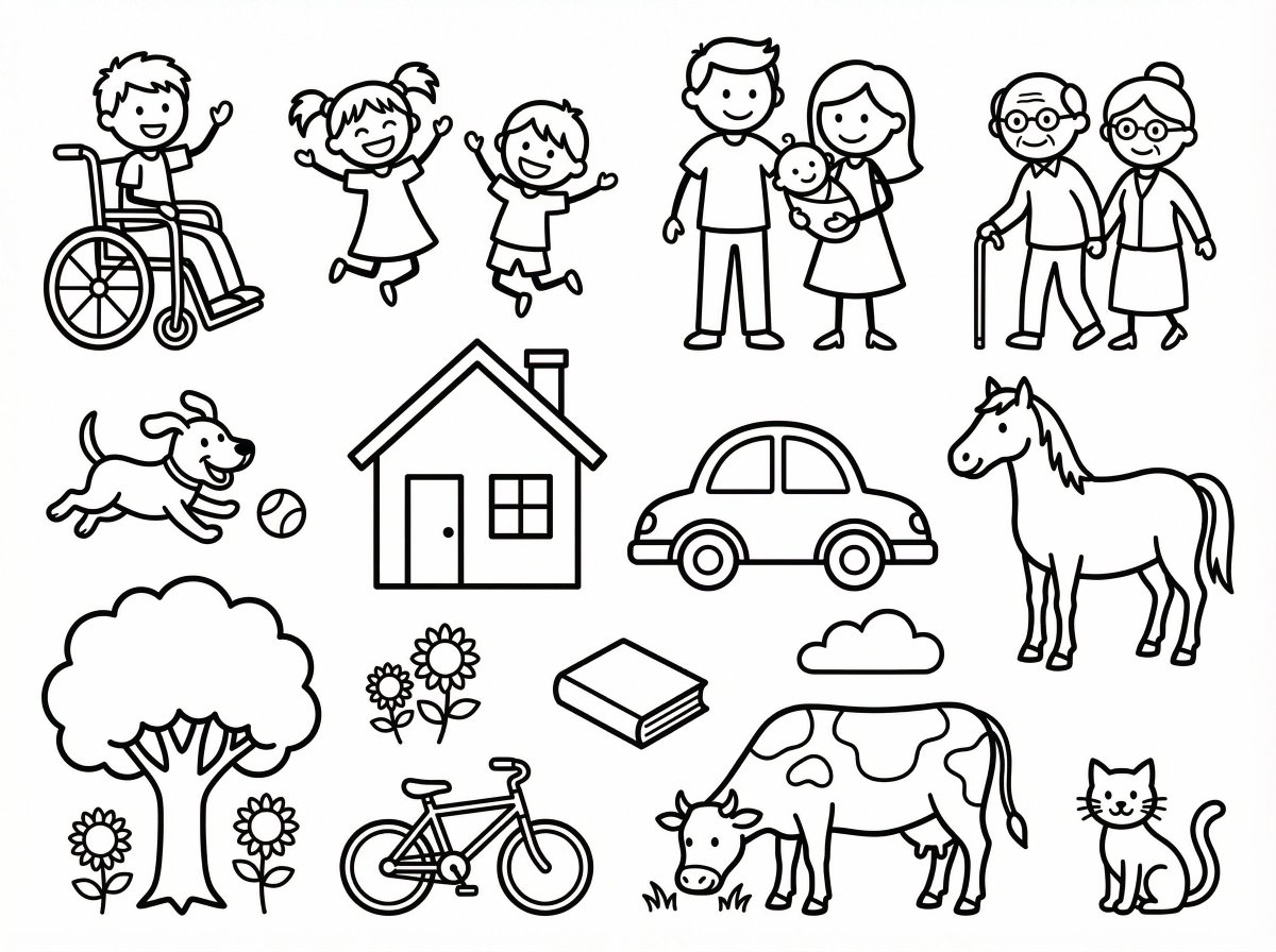 Stickman Coloring Book Art Collection