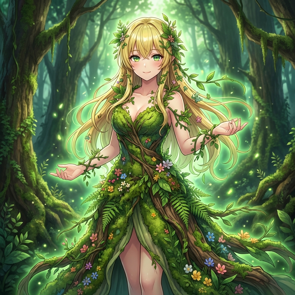 AI Dryad Forest Transformation