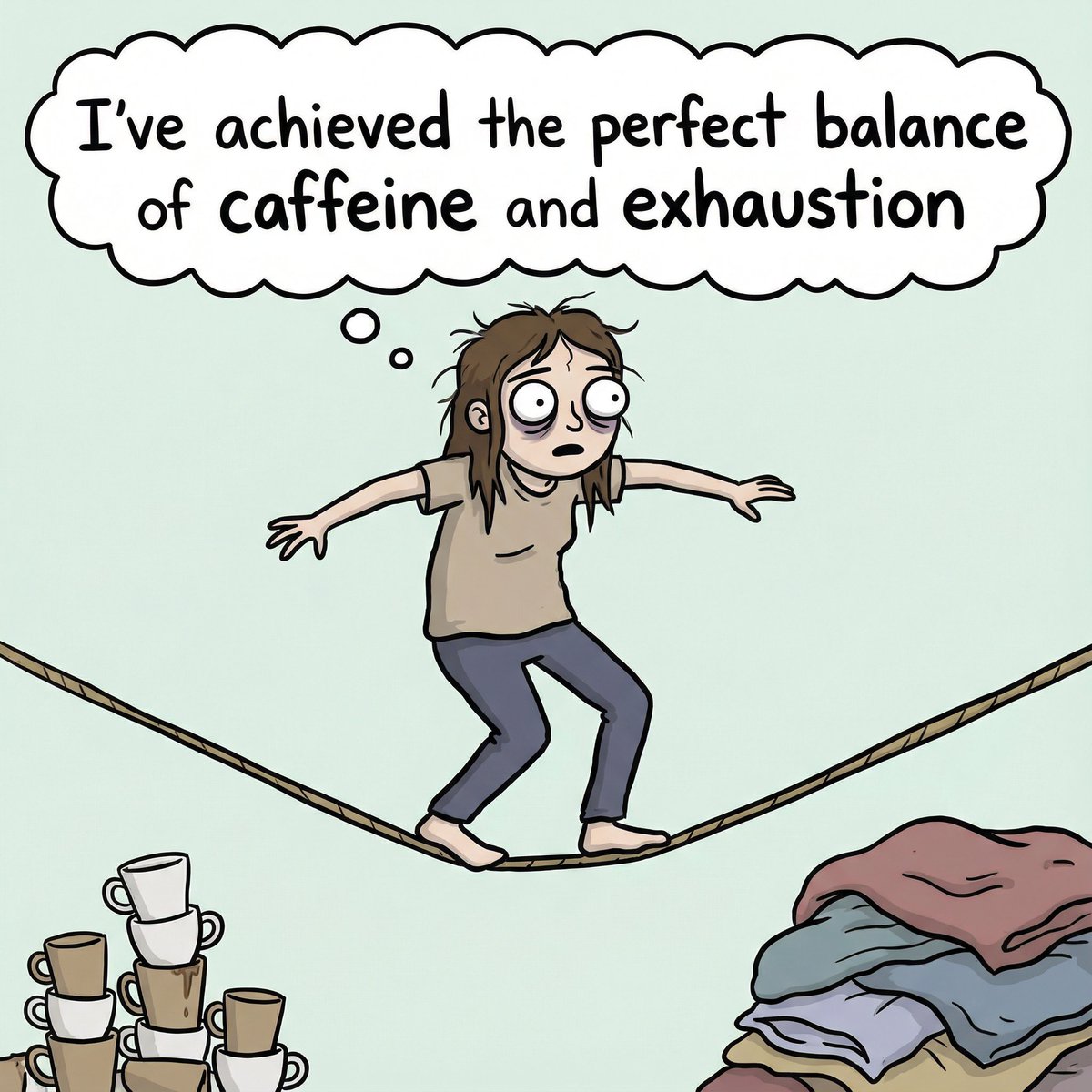 Perfect Balance of Caffeine and Fatigue