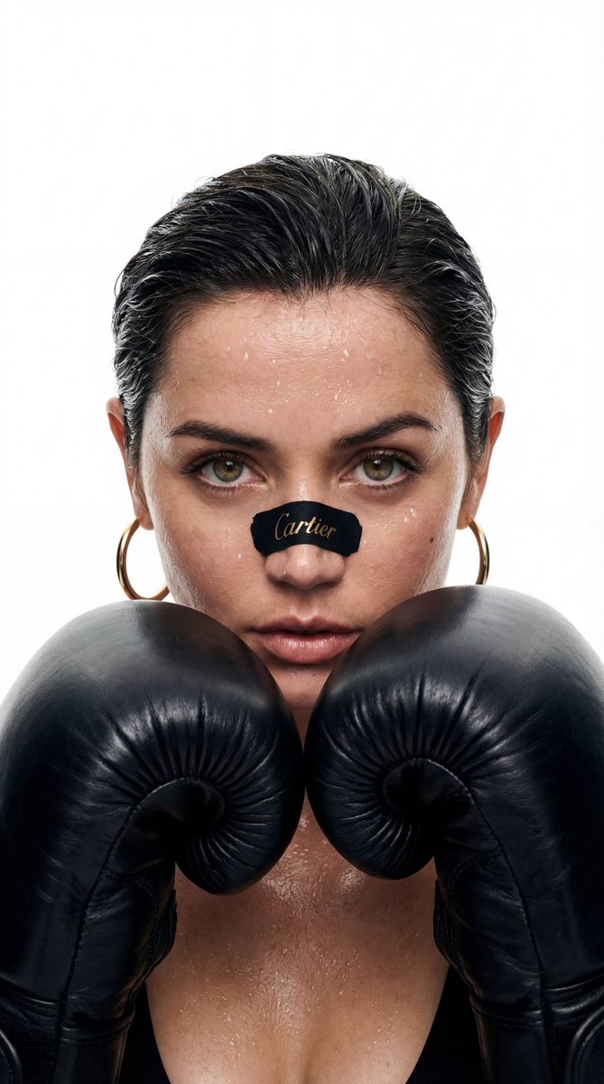 Luxury Boxer Close-Up Portrait