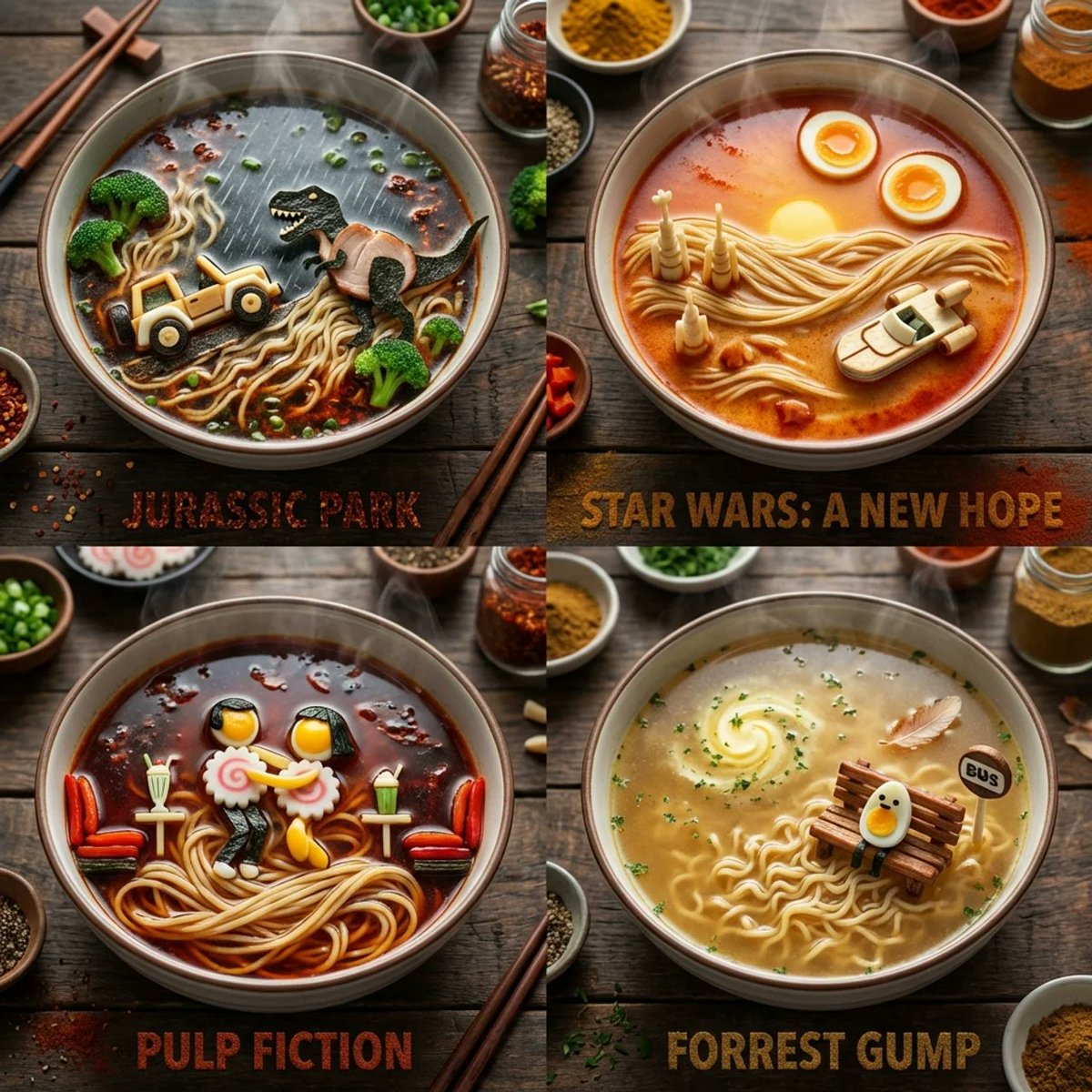 Ramen Bowls Recreate Iconic Movies