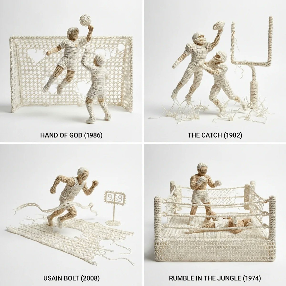 Crochet Lace Sports Legends