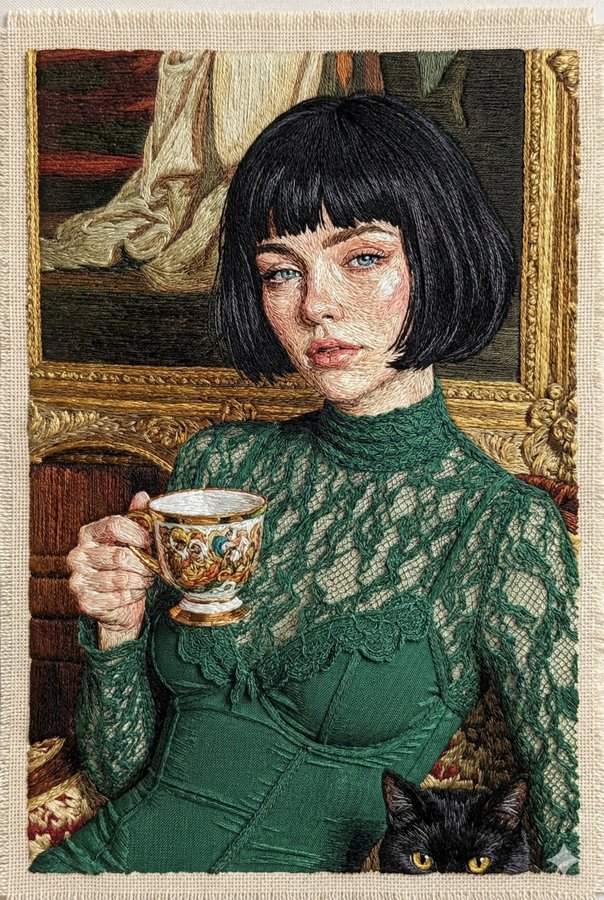 Photo to Embroidery Art