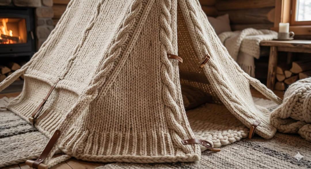 Handwoven Wool Microwave