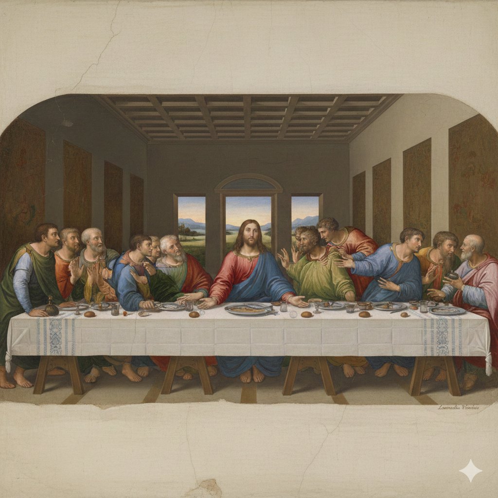 AI Recreates The Last Supper