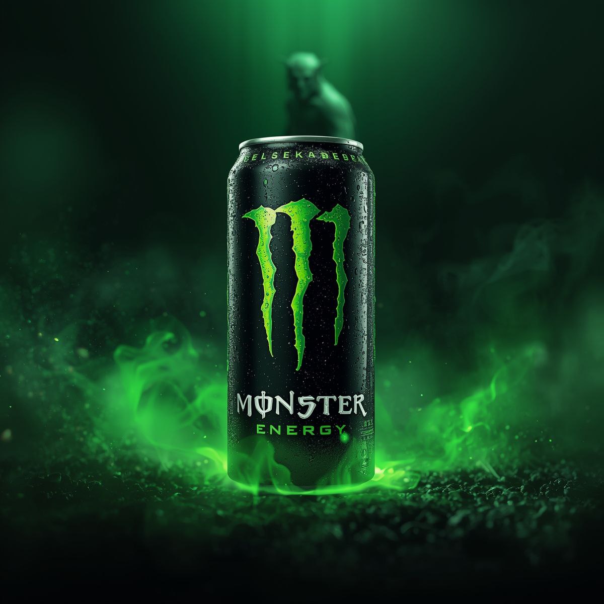Monster Axe Smashes Energy Can