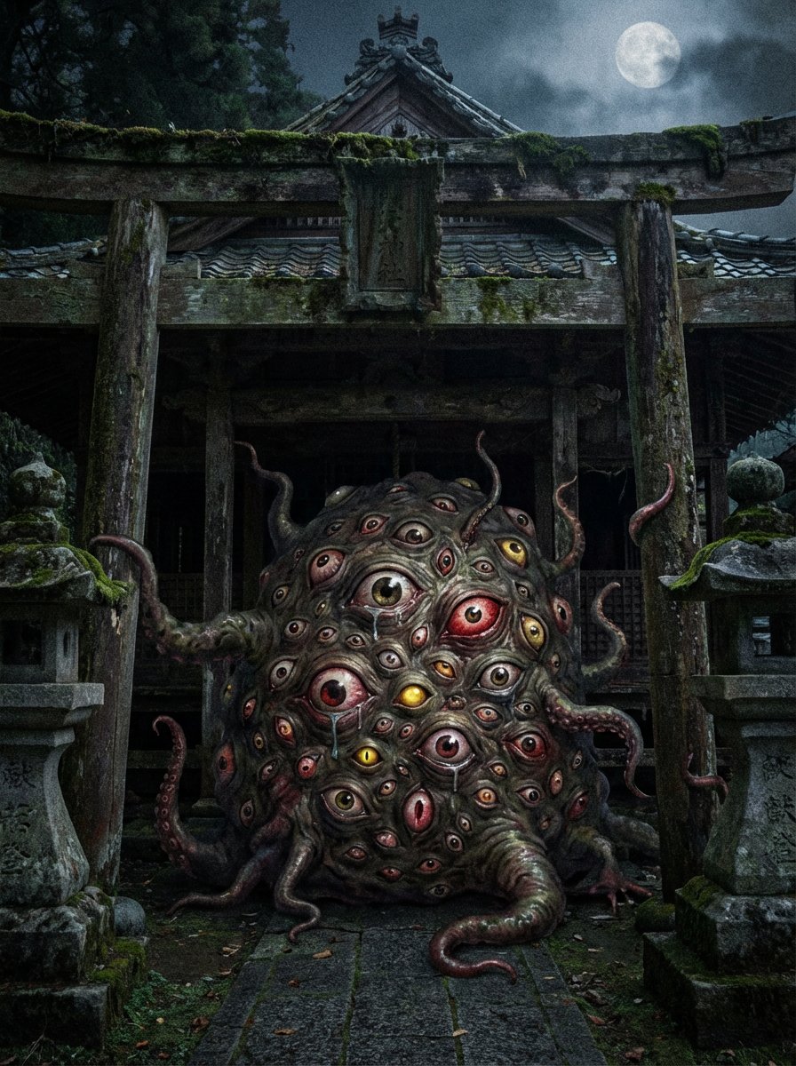 Many-Eyed Monster Horror