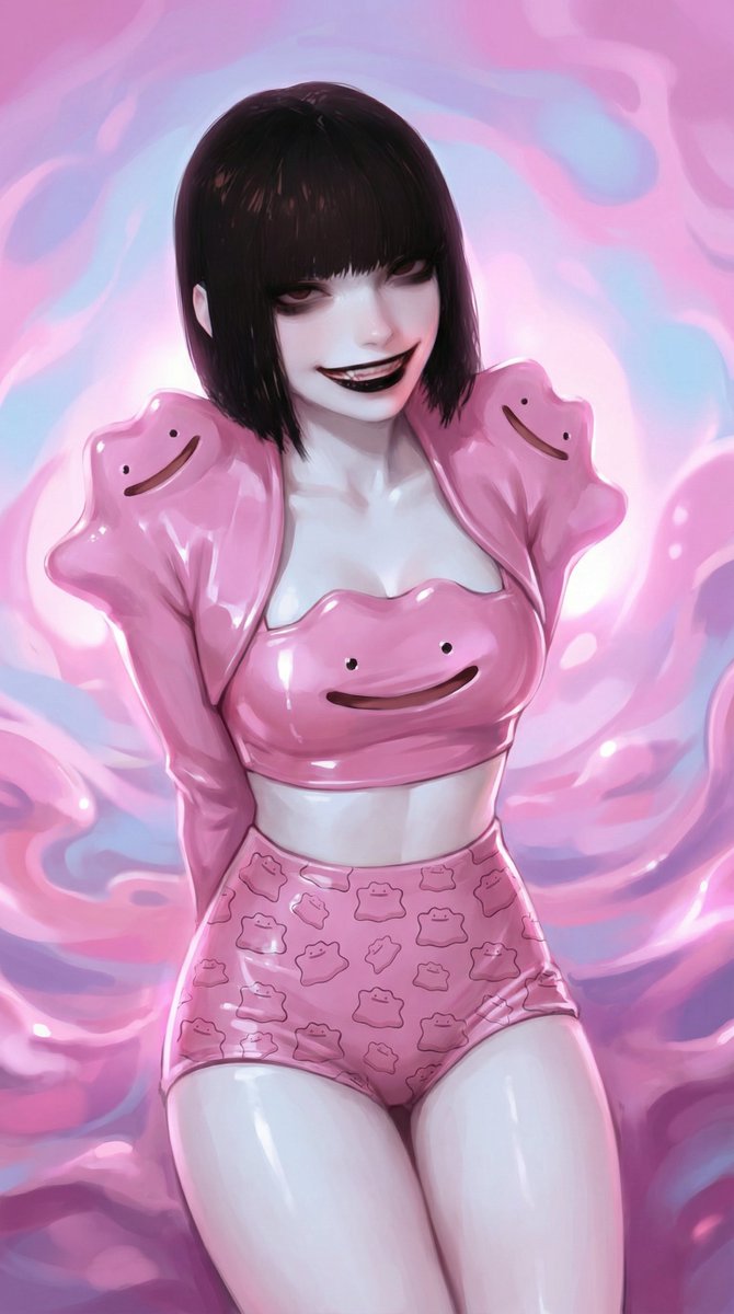Ditto Pokemon Three-Piece Outfit Style