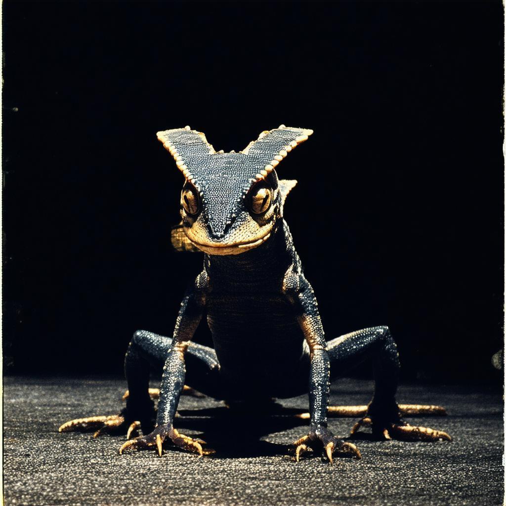 Vintage Film Portrait of a Philippine Creature