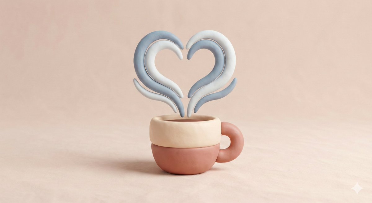 Minimalist Clay Style 3D Art