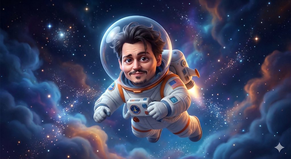 Cute Astronaut Star Adventure