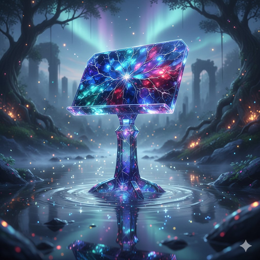 Crystal Music Stand Water Mystery