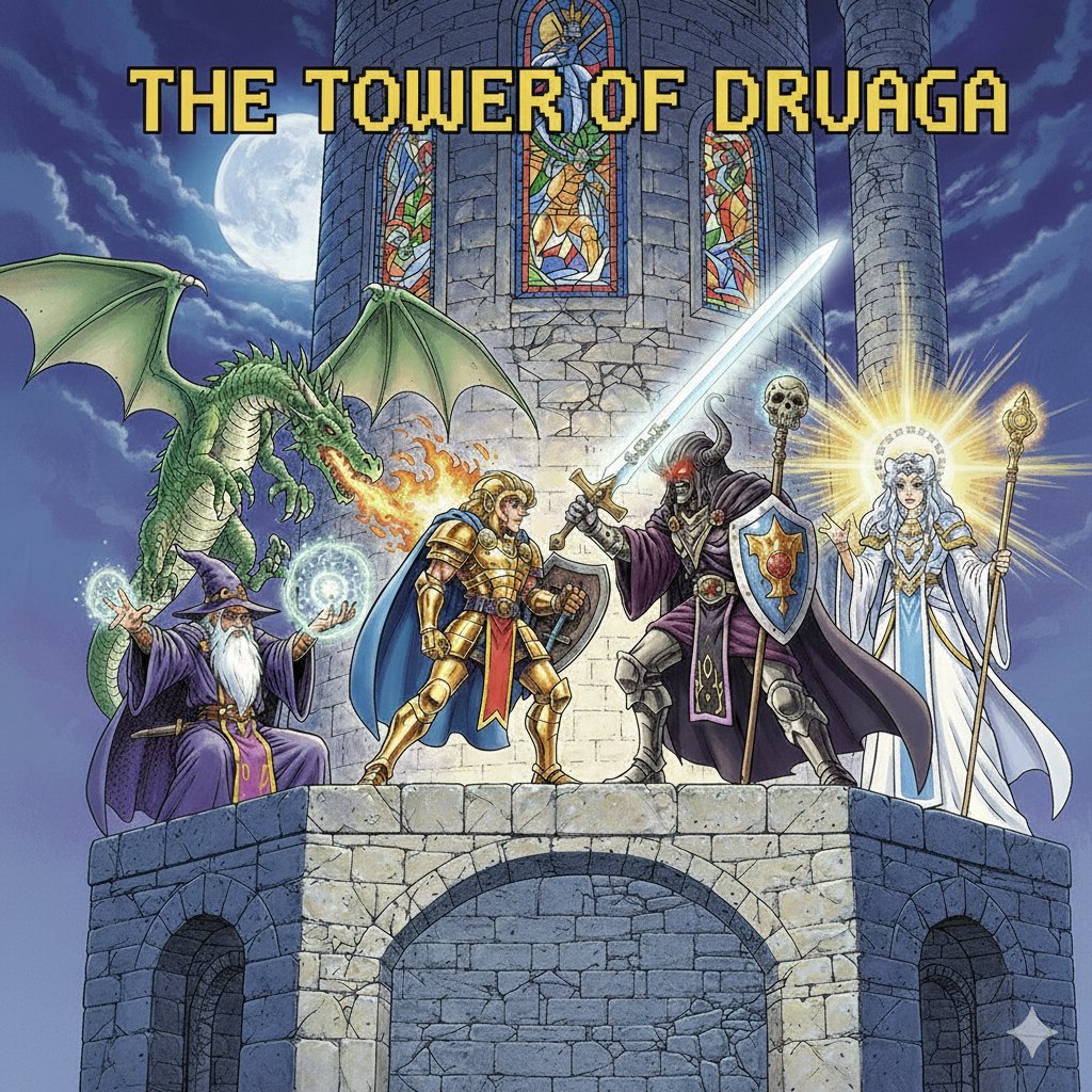 Gilgamesh vs Druaga Epic Battle
